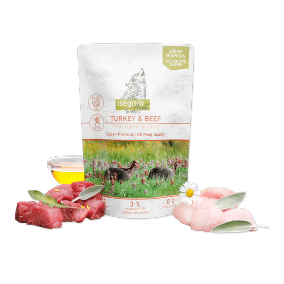Isegrim Can Puppy Turkey & Beef Pouch 410gr (2)