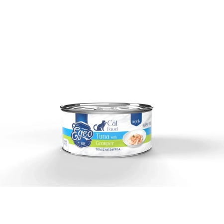 Egeo Cat Adult Wet Food Tuna with Grouper in jelly 85g