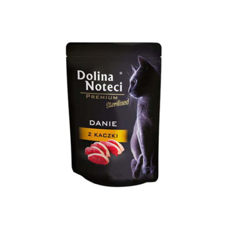 DOLINA NOTECI PREMIUM CAT DISH WITH DUCK STERILIZED 85GR