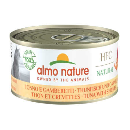 ALMO NATURE – HFC NAT. TUNA & SHRIMPS 150g