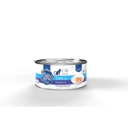 Egeo Cat Food Adult Wet Tuna and Mackerel in jelly 85g