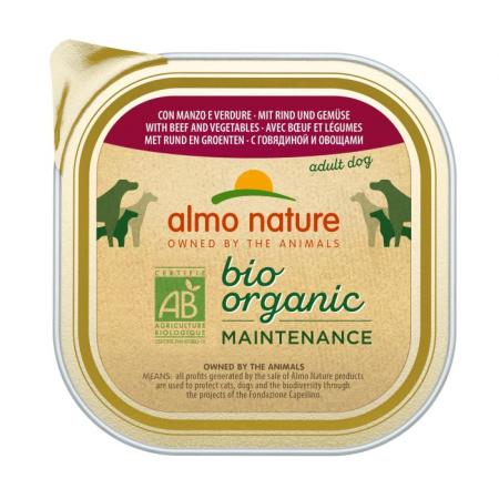 ALMO NATURE – ORGANIC VEEF & VEGETABLES 300g