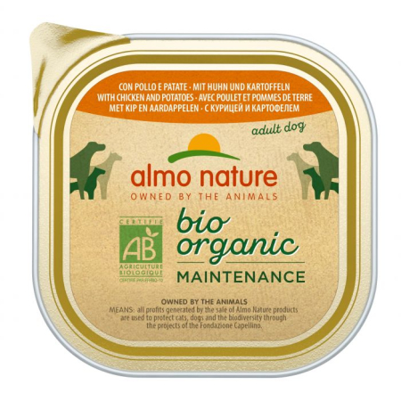 ALMO NATURE – ORGANIC CHICKEN & POTATOES 300g