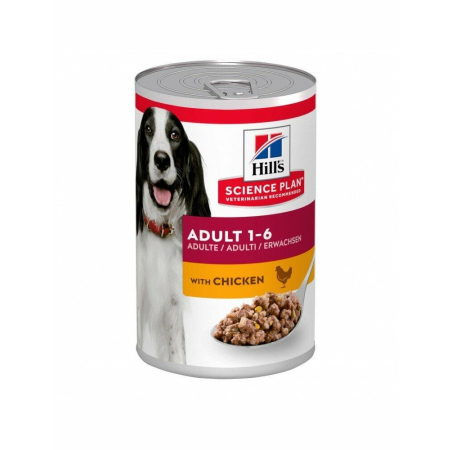 Hills Science Plan Dog Wet Food Adult With Chicken 370g