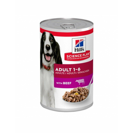 Hills Science Plan Dog Wet Food Adult With Beef 370g