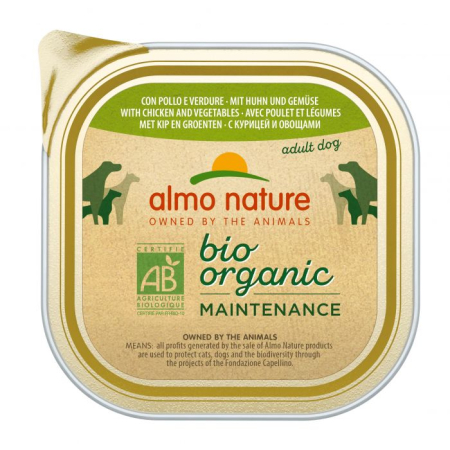 ALMO NATURE – ORGANIC CHICKEN & VEGETABLES 300g
