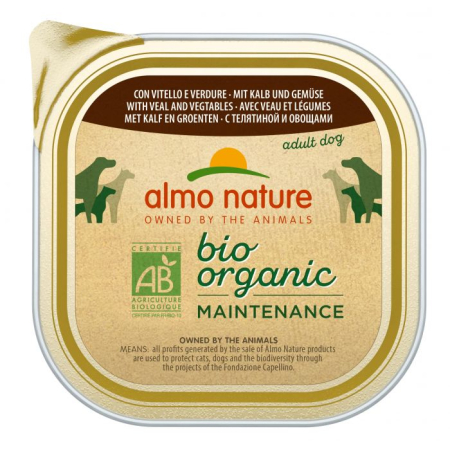ALMO NATURE – ORGANIC VEAL & VEGETABLES 300g