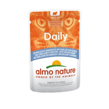 Almo Nature – Daily Cats Cod & Shrimps 70g