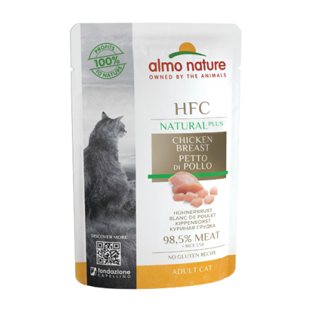 ALMO NATURE – HFC NAT. PLUS CHICKEN BREAST 55g