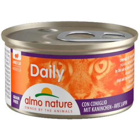 ALMO NATURE – DAILY MOUSSE RABBIT 85g