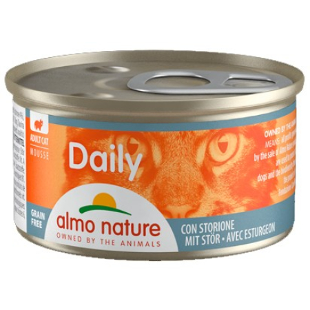ALMO NATURE – DAILY MOUSSE STURGEON FOR CATS 85g