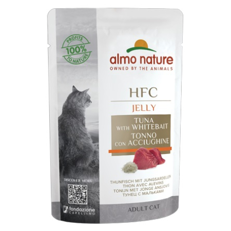 ALMO NATURE – HFC JELLY TUNA & WHITEBAIT 55g