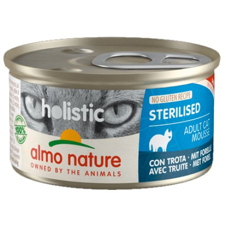 ALMO NATURE – HOL. STERILISED TROUT 85g