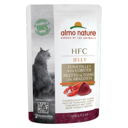 ALMO NATURE – HFC JELLY TUNA & LOBSTER 55g
