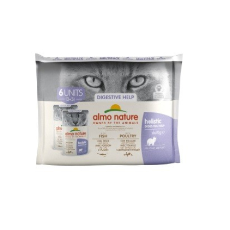 Almo Nature – Multi Digestive Fish And Poultry 6x70g