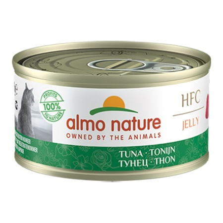 ALMO NATURE – HFC JELLY TUNA 70g