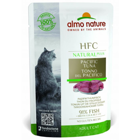 ALMO NATURE – HFC NAT. PLUS PACIFIC TUNA 55g