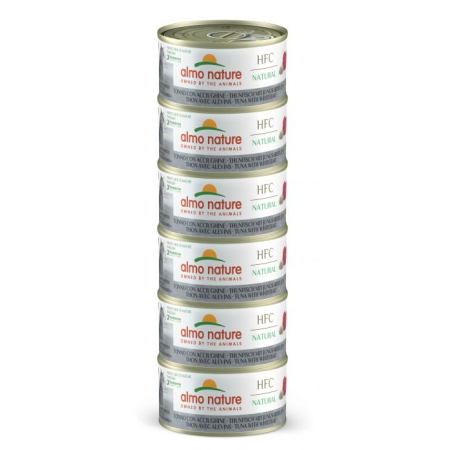 ALMO NATURE – HFC NATURAL MEGA TUNA & WHITEBAIT 6X70g 5+1 FREE