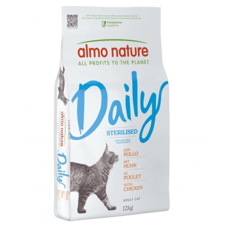 ALMO NATURE – DAILY STERILISED CHICKEN 12kg