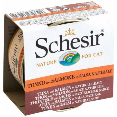 Schesir Tuna With Salmon In Natural Gravy