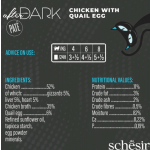SCHESIR AFTER DARK CHICKEN WITH QUAIL EGG IN PATÉ IN CAN 80G - Image 2