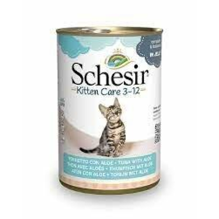 SCHESIR CAT KITTEN TUNA IN JELLY 140GR