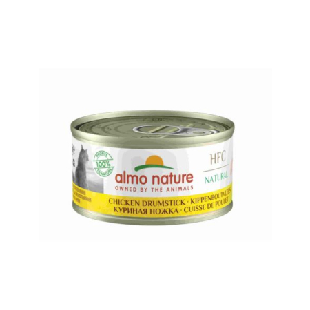ALMO NATURE HFC NAT. CHICKEN DRUMSTICK 70g