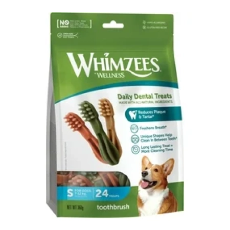 Whimzees Toothbrush Small (24Pcs/360g)