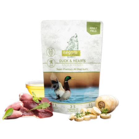 Isegrim Can Adult Duck & Hearts Pouch 410g