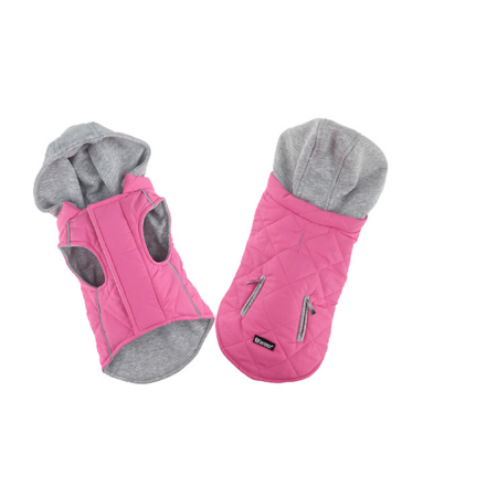 Sportive Jacket with Hood Pink