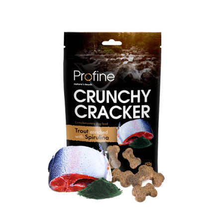 Crunchy Cracker Trout enriched with Spirulina