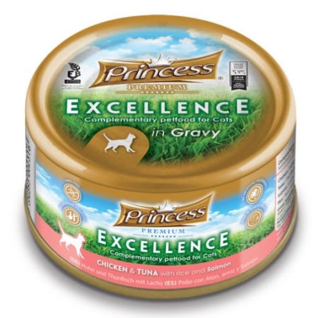 PRINCESS PREMIUM EXCELLENCE Chicken & Tuna with Rice & Salmon