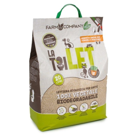 LaTOILET biodegradable cat litter