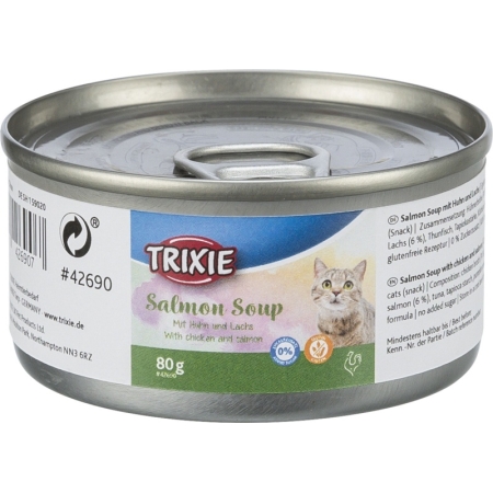 TRIXIE SOUP SALMON  WITH CHICKEN 80G