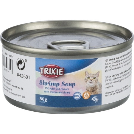 TRIXIE SOUP WITH CHICKEN  AND SHRIMP 80G