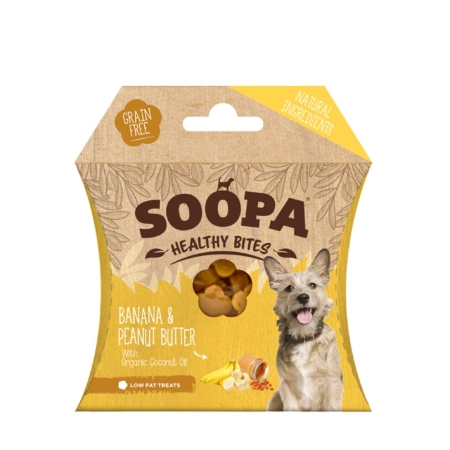 SOOPA Banana&Peanut Bites 50g