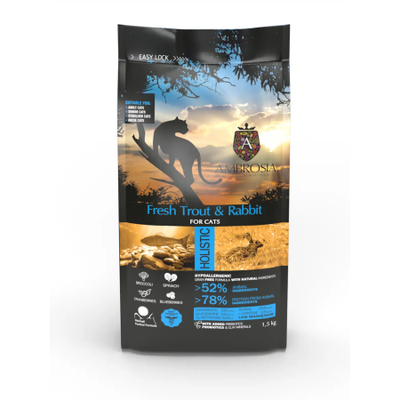 Ambrosia Cat Sterilised Trout and Rabbit