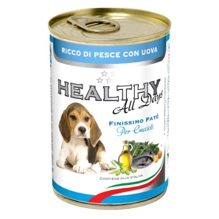 V.B.B. HEALTHY ALL DAYS FOR PUPPIES RICH IN FISH WITH EGGS
