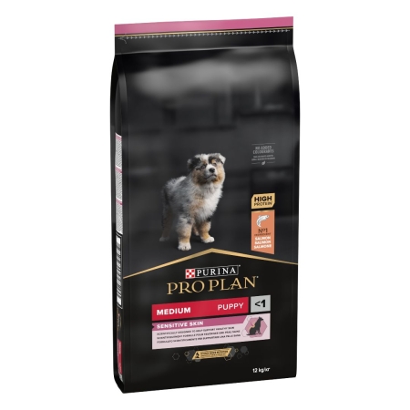 Pro Plan Medium Puppy Sensitive Skin Dry Dog Food Salmon 3kg