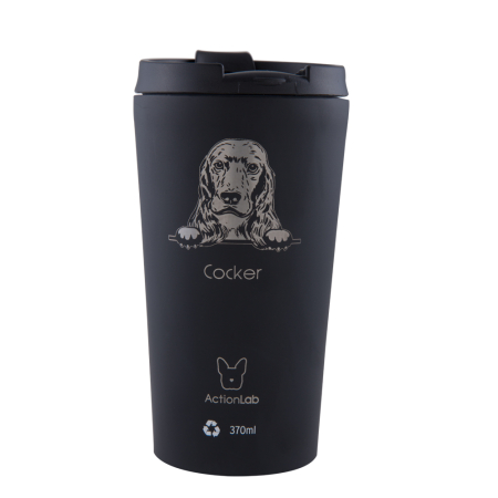 COCKER COFFEE THERMOS 370ML BLACK