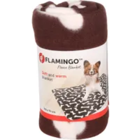 DOG BLANKET 100X70CM BROWN