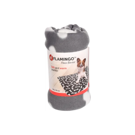 DOG BLANKET 100X70 CM GREY