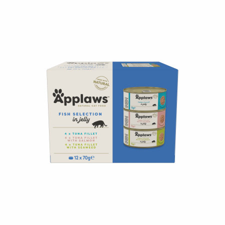 Applaws Natural Wet Cat Food / Fish Selection Multipack in Jelly 12 x 70g