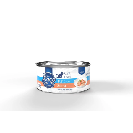 Egeo Cat Adult Wet Food Tuna with Salmon In jelly