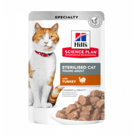 Hills Sterilised Cat Turkey 85g