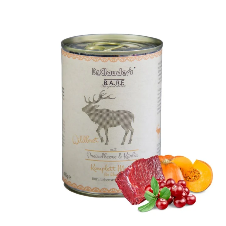 Dr.Clauder's BARF Complete Menu Venison 400g