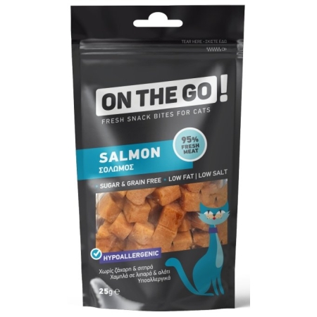 OnTheGo Cat Salmon Bites 25gr