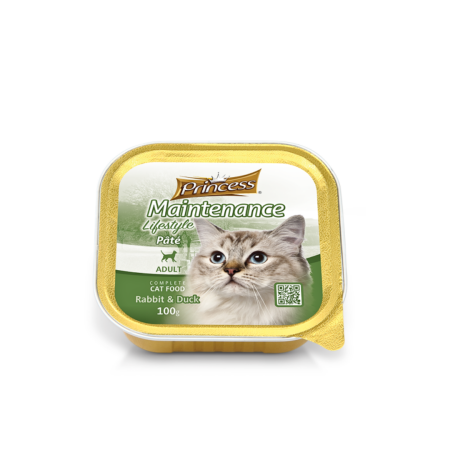 Princess Maintenance Lifestyle Pâté – Rabbit & Duck 100g