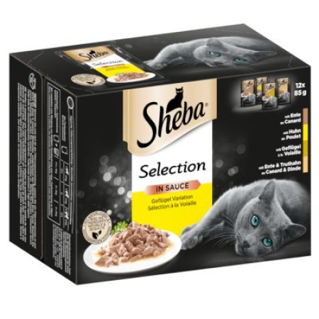 SHEBA MINI FILLETS POULET 12X85