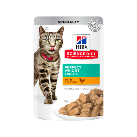 Hills Science Plan Feline Adult Perfect Weight With Chicken